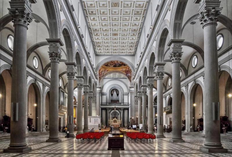 Basilique San Lorenzo à Florence - Renaissance