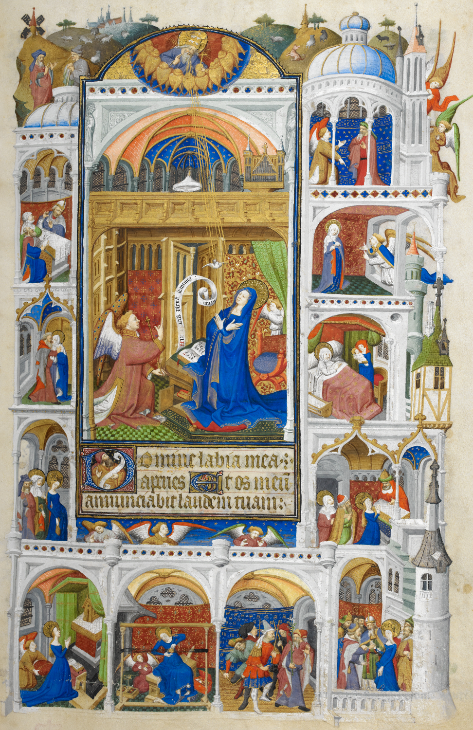 Heure de Bedford - L'annonciation (1415-1430)